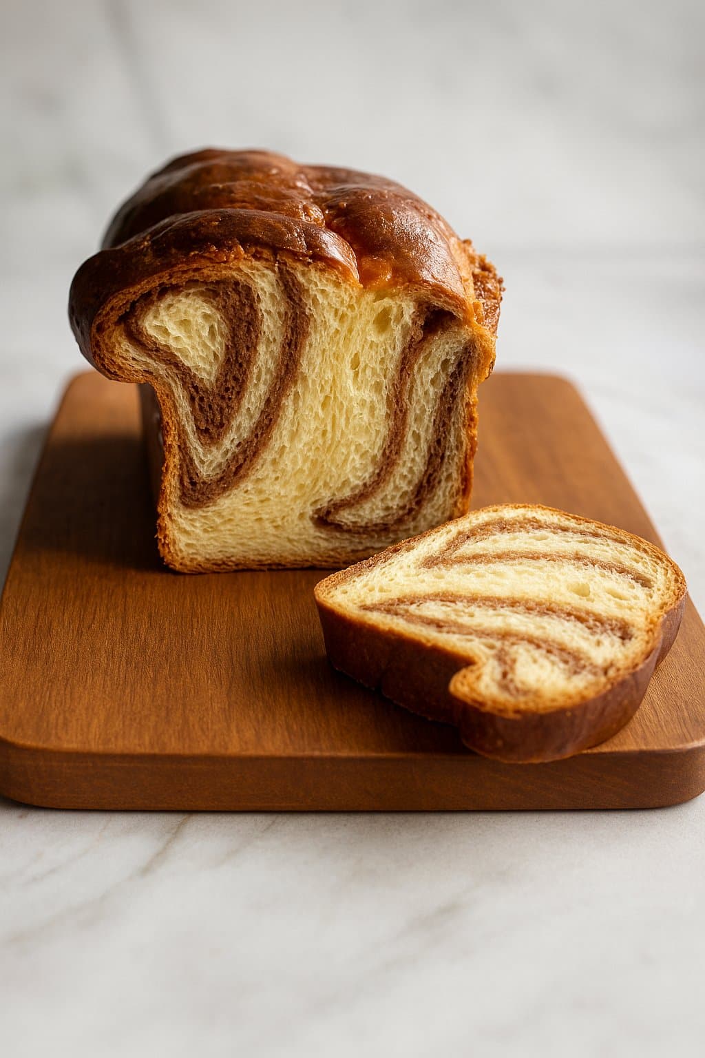 Cozonac (Romanian Sweet Bread with Walnut & Cocoa Swirl)
