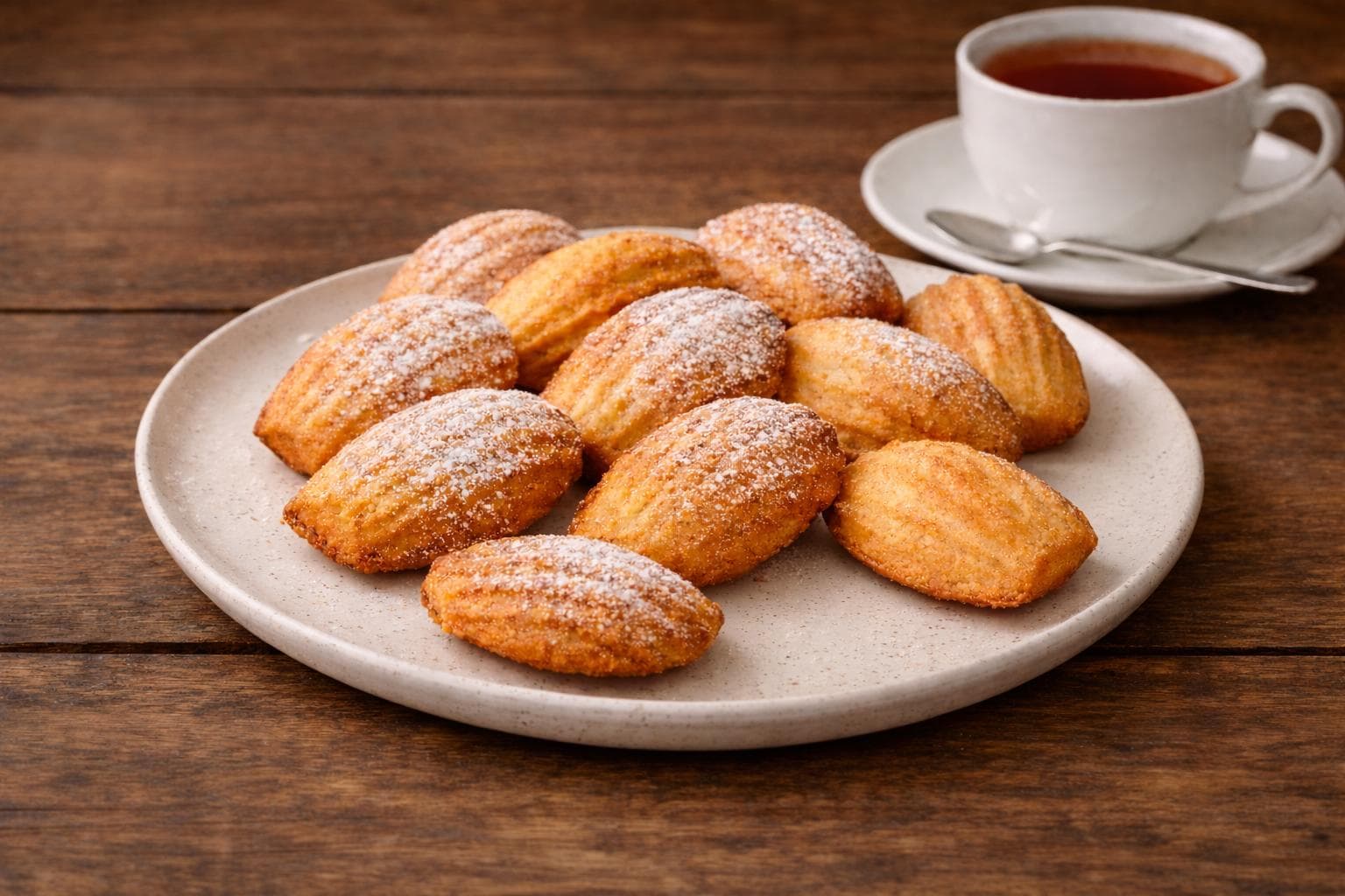 Classic French Madeleines with Orange Zest