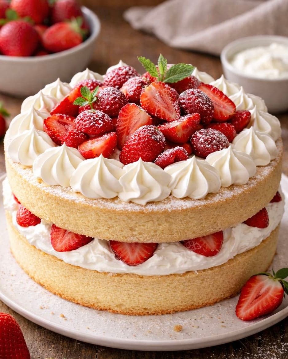 The History of Strawberries in Cakes