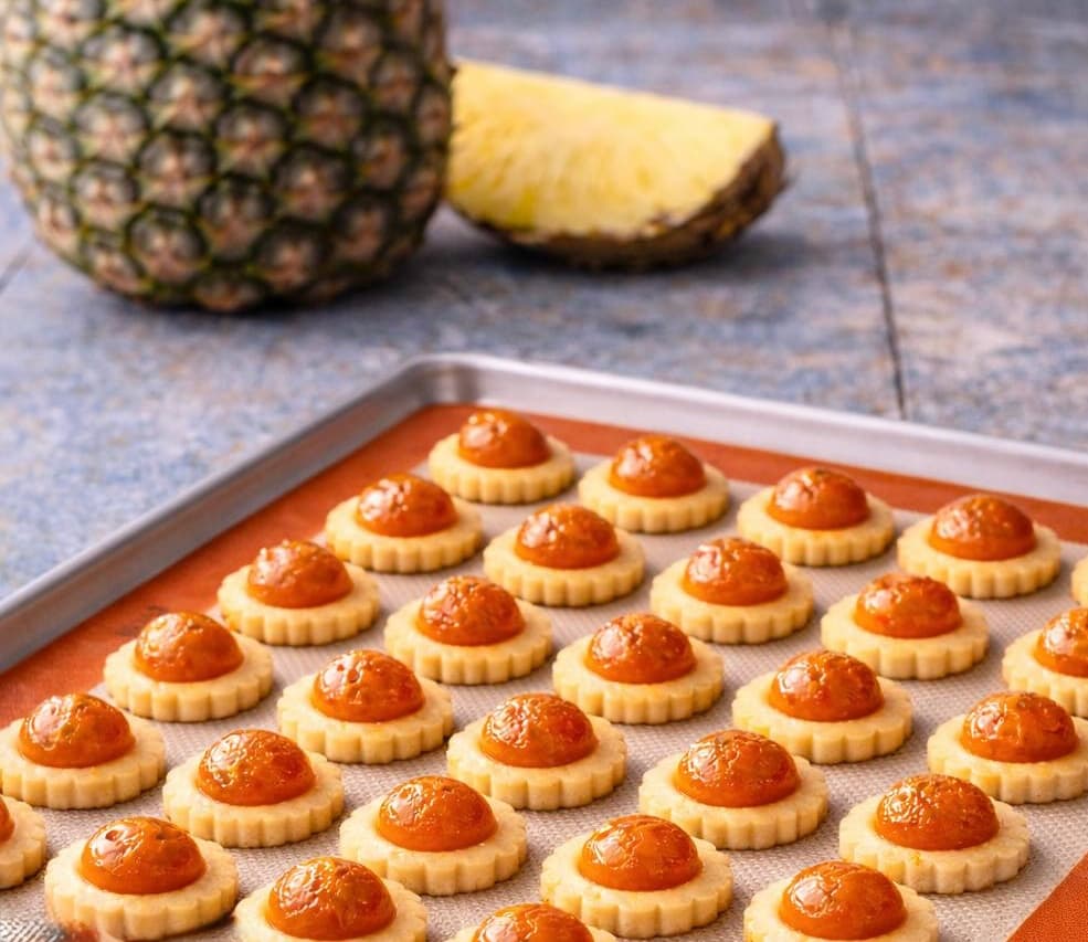 Pineapple Tarts with Homemade Jam
